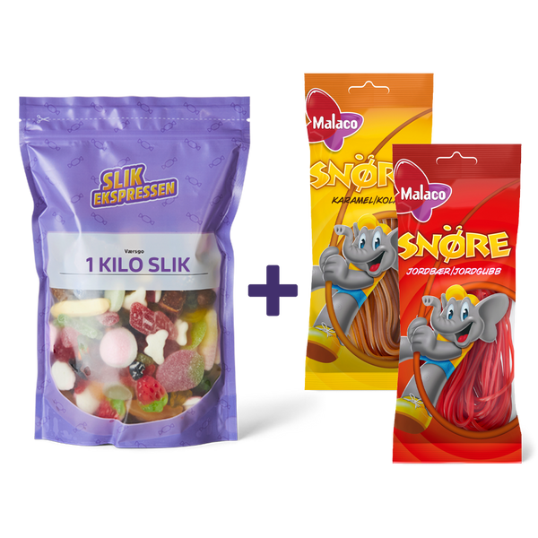 Favorit Mix og Malaco Snøre