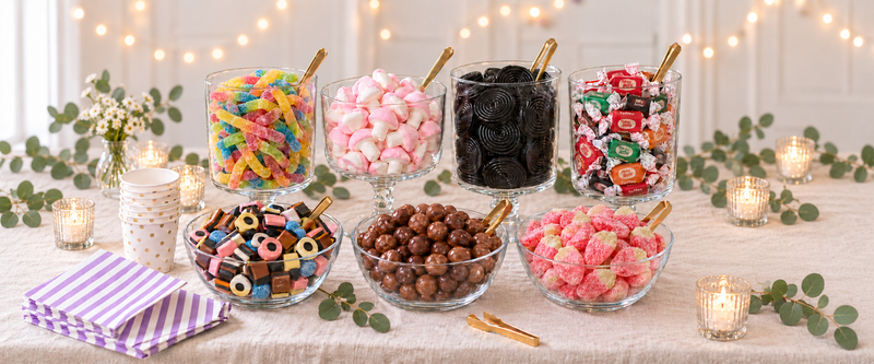 Sådan laver du en slikbuffet til festen