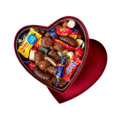Hjerteæske med Chokolade