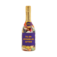 Til en hyggelig aften - Champagneflaske