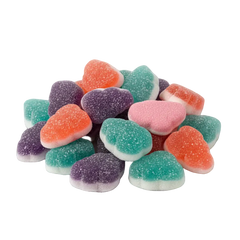 Berry Clouds fra Haribo – farverige, bløde vingummier med skum og bærsmag.