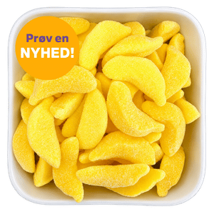 Cool Bananas fra Haribo – bløde gule skumbananer med sød banansmag, populære i Bland Selv Slik. Nyhed hos SlikEkspressen.