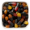Dropfruit Duo fra Red Band – tofarvede vingummier med frugt- og lakridssmag i Bland Selv Slik.