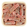 Fizzy Cherry Bottle fra Cloetta – sur kirsebærvingummi formet som små flasker hos SlikEkspressen.
