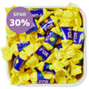 Indpakkede citronkarameller i gul og blå folie – Fox Citron fra Malaco, nu på tilbud med 30% rabat hos SlikEkspressen.