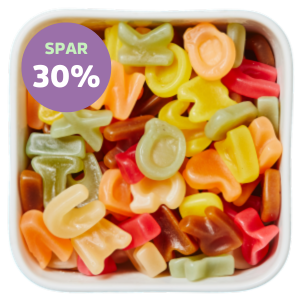 -30% Fruity Letters