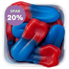 Gigant Tunger fra Candyland i Bland Selv Slik – store bløde vingummier med frugtsmag. Tilbud – spar 20%.
