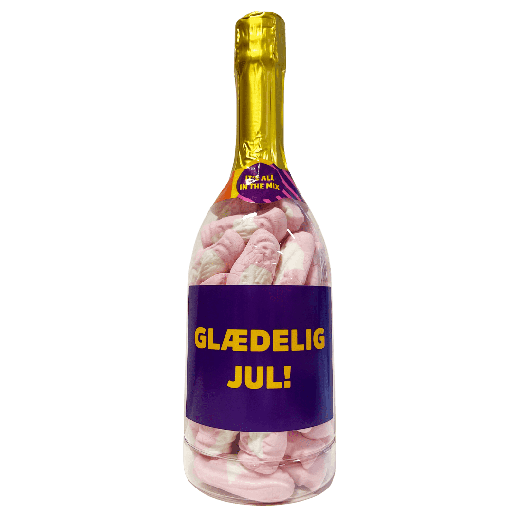 Juleskum på flaske