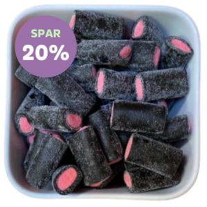 -20% Hindbær Salmiak