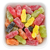 Jelly Babies fra Malaco – farverige vingummifigurer med frugtsmag i Bland Selv Slik.