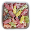 Farverige vingummifigurer med frugtsmag – Jelly Babies fra Malaco.