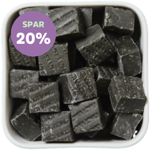 Lakrids Fudge fra Lonka – Blød fudge med lakridssmag i Bland Selv Slik fra SlikEkspressen. Tilbud - spar 20%.