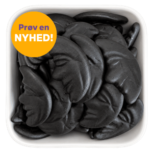 Lakrids Halvmåner fra Haribo – sorte, bløde lakridsstykker med klassisk lakridssmag i Bland Selv Slik. Nyhed hos SlikEkspressen. 