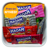 Maoam Stripes fra Haribo – små seje frugtkarameller i farverig indpakning.