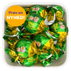 Milk Pistachio fra Millano Group – individuelt indpakkede kakaomælkekugler med pistacie og sprød kadayif i Bland Selv Slik. Nyhed hos SlikEkspressen.