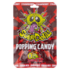 Pop Candy Jordbær fra Scan Choco – brusende bolsjer med jordbærsmag der popper i munden. Sjov variant i Bland Selv Slik.