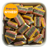 Rainbow Brick fra Vidal – farverige  vingummistykker med syrligt sukkerdrys. Nyhed i Bland Selv Slik.