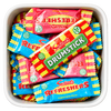 Refreshers Minimix fra Swizzels – assorteret mix af små, individuelt indpakkede frugtkarameller i Bland Selv Slik.