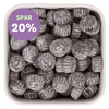 Sisu Salty Salmiak fra Cloetta – slik med smag af saltet salmiak og fint sukkerdrys. Tilbud – spar 20%.
