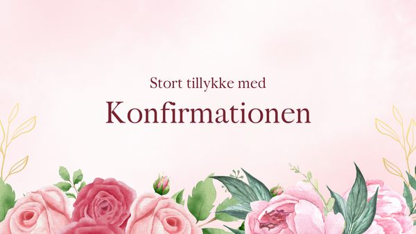 Personlige kort til konfirmation & nonfirmation 💌 1