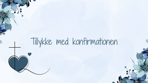 Personlige kort til konfirmation & nonfirmation 💌 2