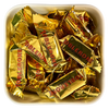 Toblerone fra Mondelez – Små stykker schweizisk chokolade med honning og mandelnougat - indpakket i guldpapir -perfekt i Bland Selv Slik.