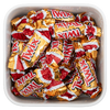 Twix Mini fra Mars med sprød kiks, blød karamel og mælkechokolade – klassisk Twix i Bland Selv Slik.