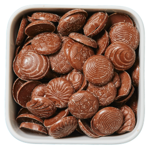 Lys Mælk fra Cloetta i Bland Selv Slik – små runde bidder af cremet mælkechokolad.