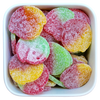 Sure Tvillinger fra Grahns – tofarvet sur vingummi med frugtsmag i Bland Selv Slik.