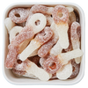 Syrlige Cola Sutter fra Astra Sweets i Bland Selv Slik – vingummisutter med syrligt sukkerdrys og frisk colasmag. 