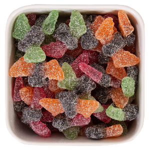 Vampyrer Sour fra Haribo – syrlig frugtvingummi med lakrids i Bland Selv Slik hos SlikEkspressen.